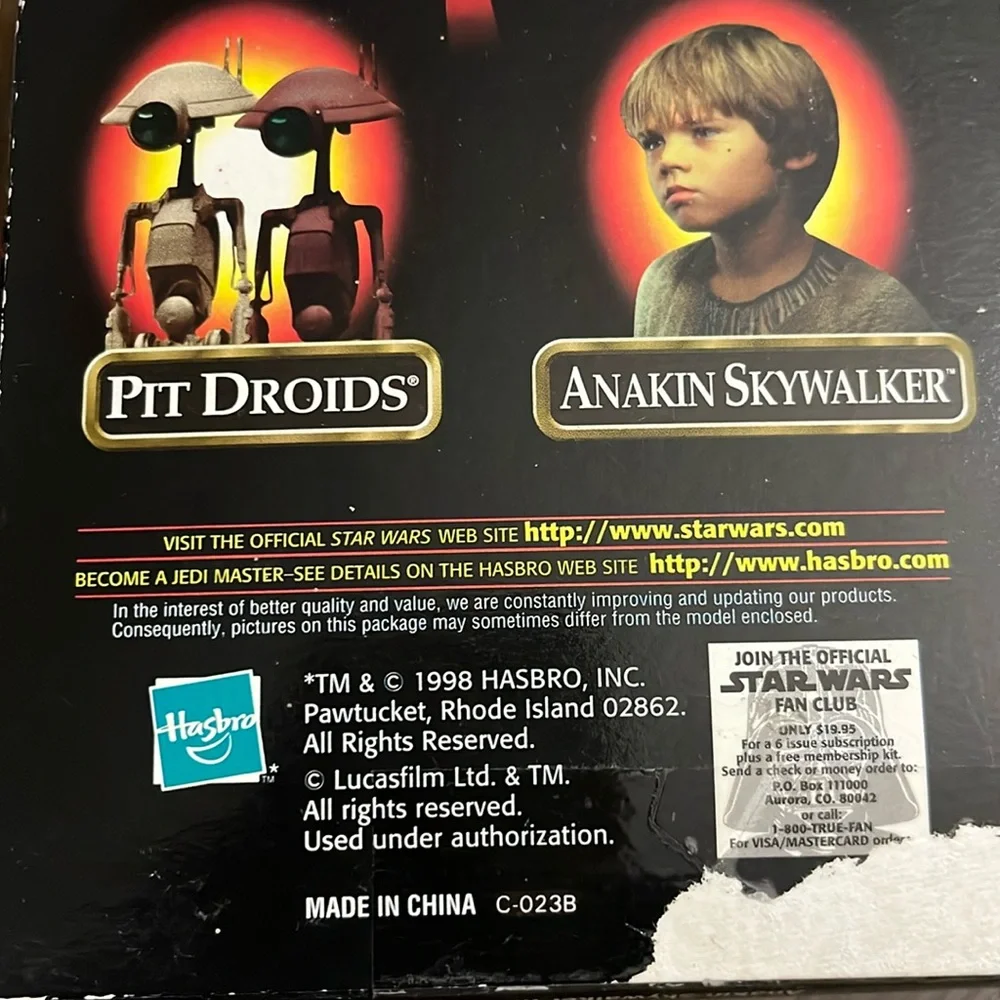 Hasbro Star Wars Anakin Skywalker Episide 1 fully possible 12” figure